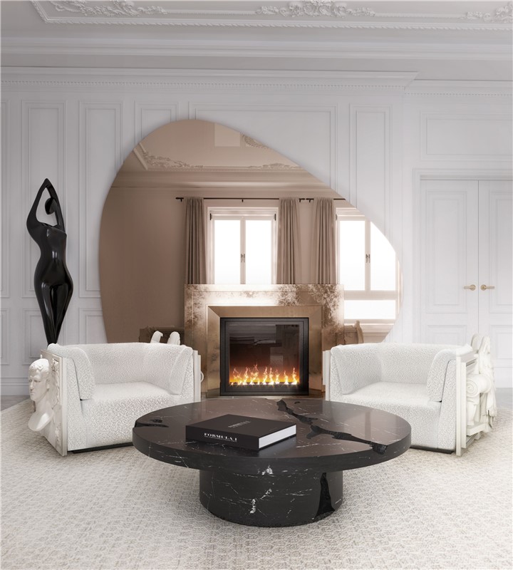 Empire Walnut Center Table