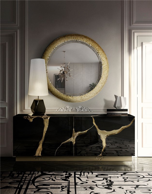 Lapiaz Black Sideboard