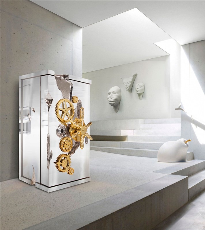 Millionaire Black Gold Luxury Safe