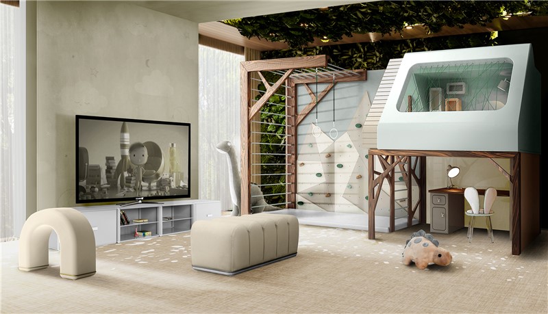 Mogli Playhouse Bed and Gym