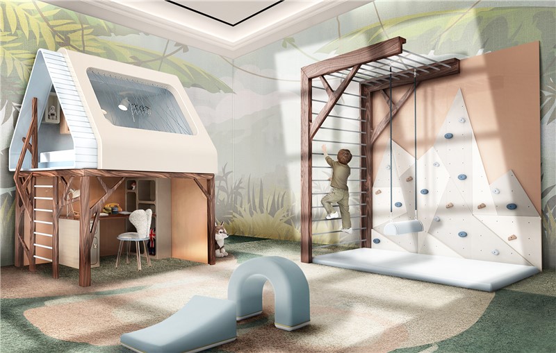 Mogli Playhouse Bed and Gym