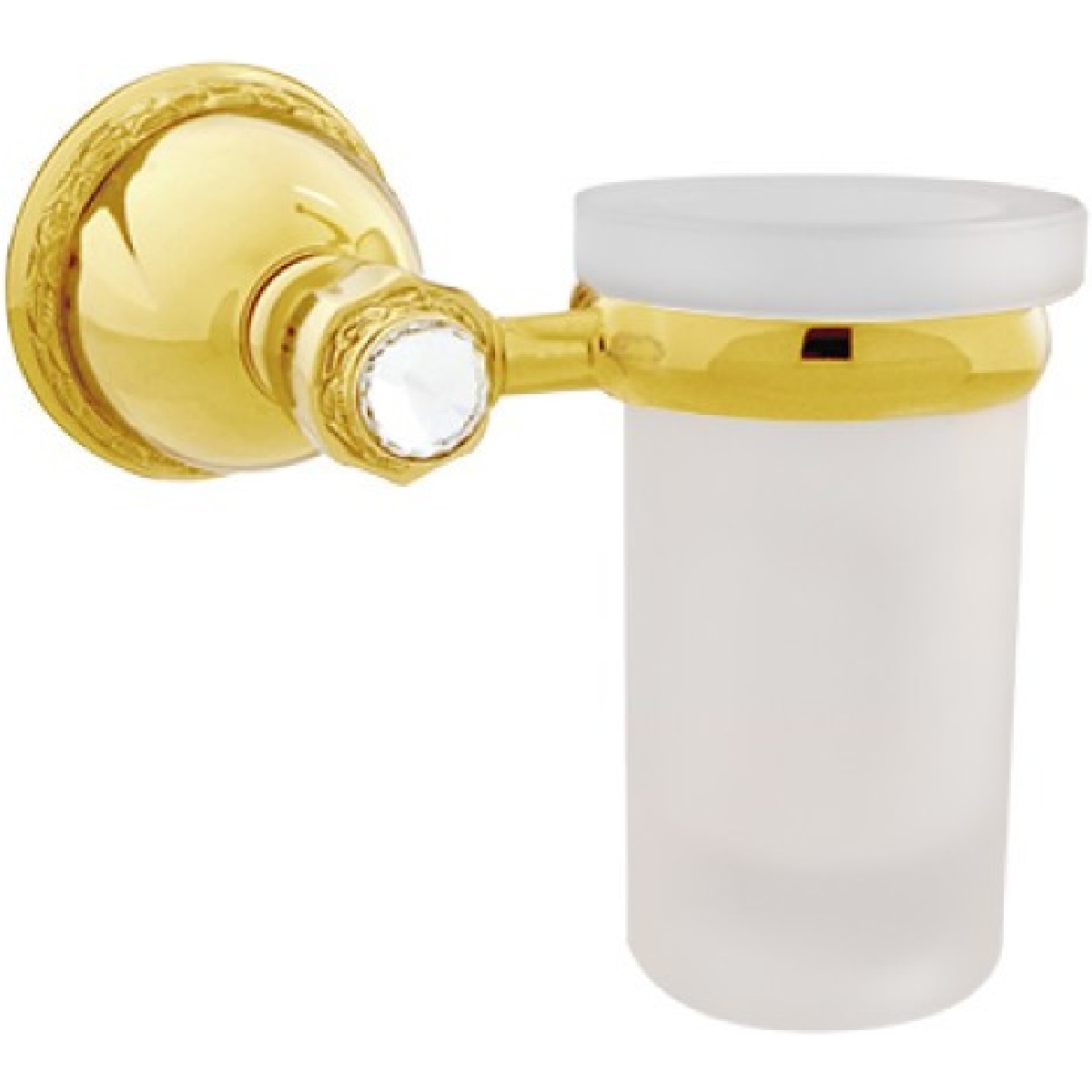 Bronces Mestre / Toothbrush holders / Oman accessories / Wall toothbrush holder with Swarovski crystal 051280.000.01
