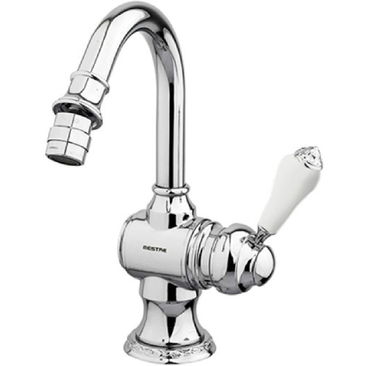Bronces Mestre / Bidet fittings / Adriatica bidet monolever with white porcelain 058523.L00.50