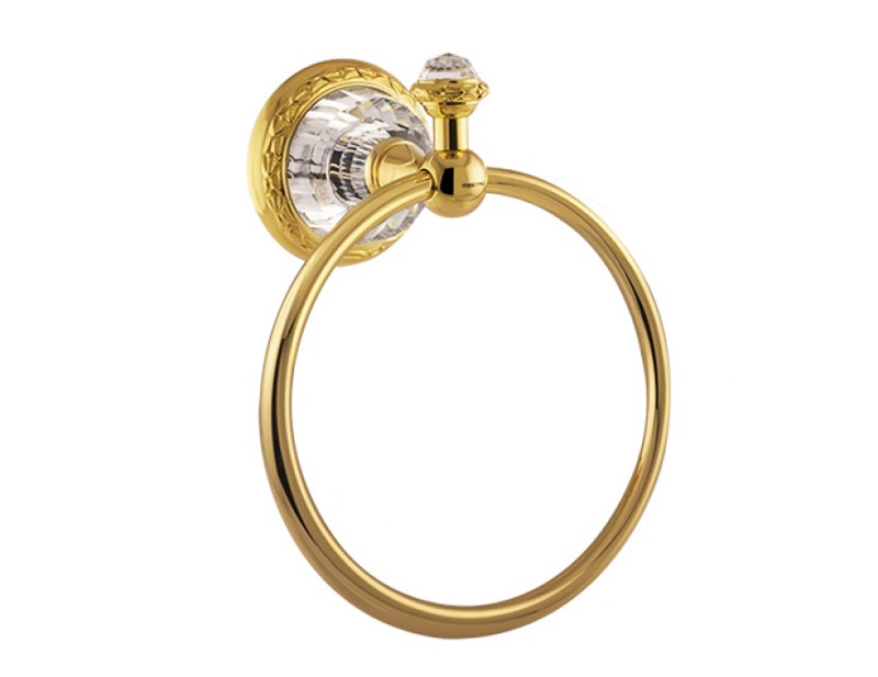 Towel ring 165mm with Swarovski crystal exclusive
