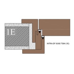 INTRA DF 1E mit Doppelfalzzarge für erhöhten Schallschutz