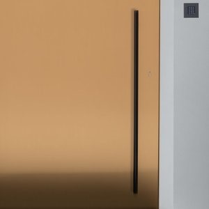 Runder Stoßgriff in Schwarz