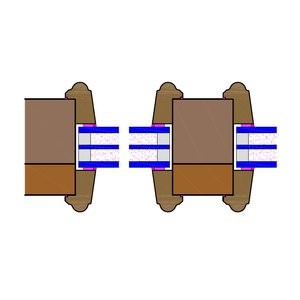 Glasteilende Sprosse