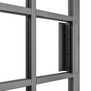 Griffleiste Sving-Rail-S in CT-Lotus Stahleffekt Schwarz lackiert