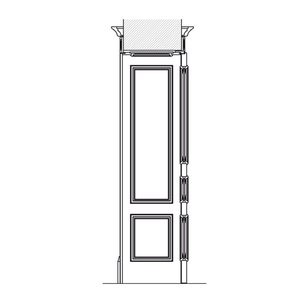 Füllung in Futterplatte