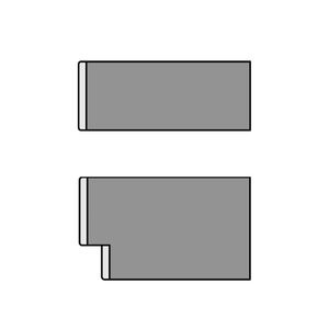 Türquerschnitt mit Alukante