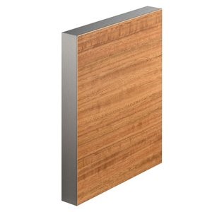 Aluschutzkante Holzoberfläche