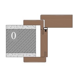 FH-COMPACT TS56 - Umfassungszarge überfälzt