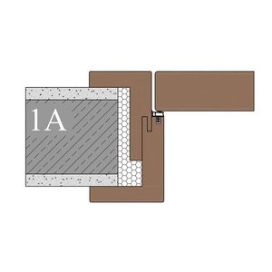 FH-INTRA TS56 - 2-schalige Zarge auf der Wand