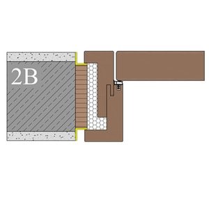 FH-INTRA UZ-ALU 2B - 2-schalige Zarge mit Unterzarge