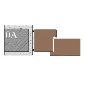 FH-BR-Compact 75-72 TS56  Blockrahmen überfälzt
