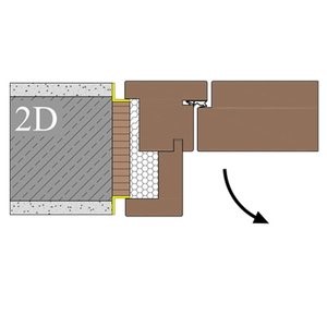 FH-BR-INTRA IN UZ-ALU 75/52 TS72 (invers) wandbündig