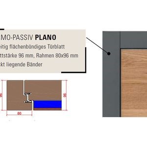 System PLANO, beidseitig flächenbündiges Türblatt