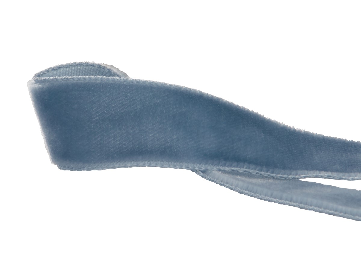 Blue avio colour velvet