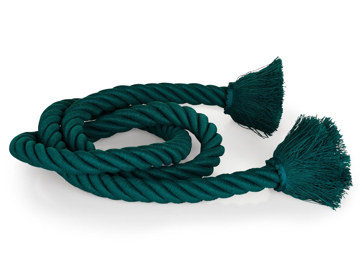 Green waterproof braided rope