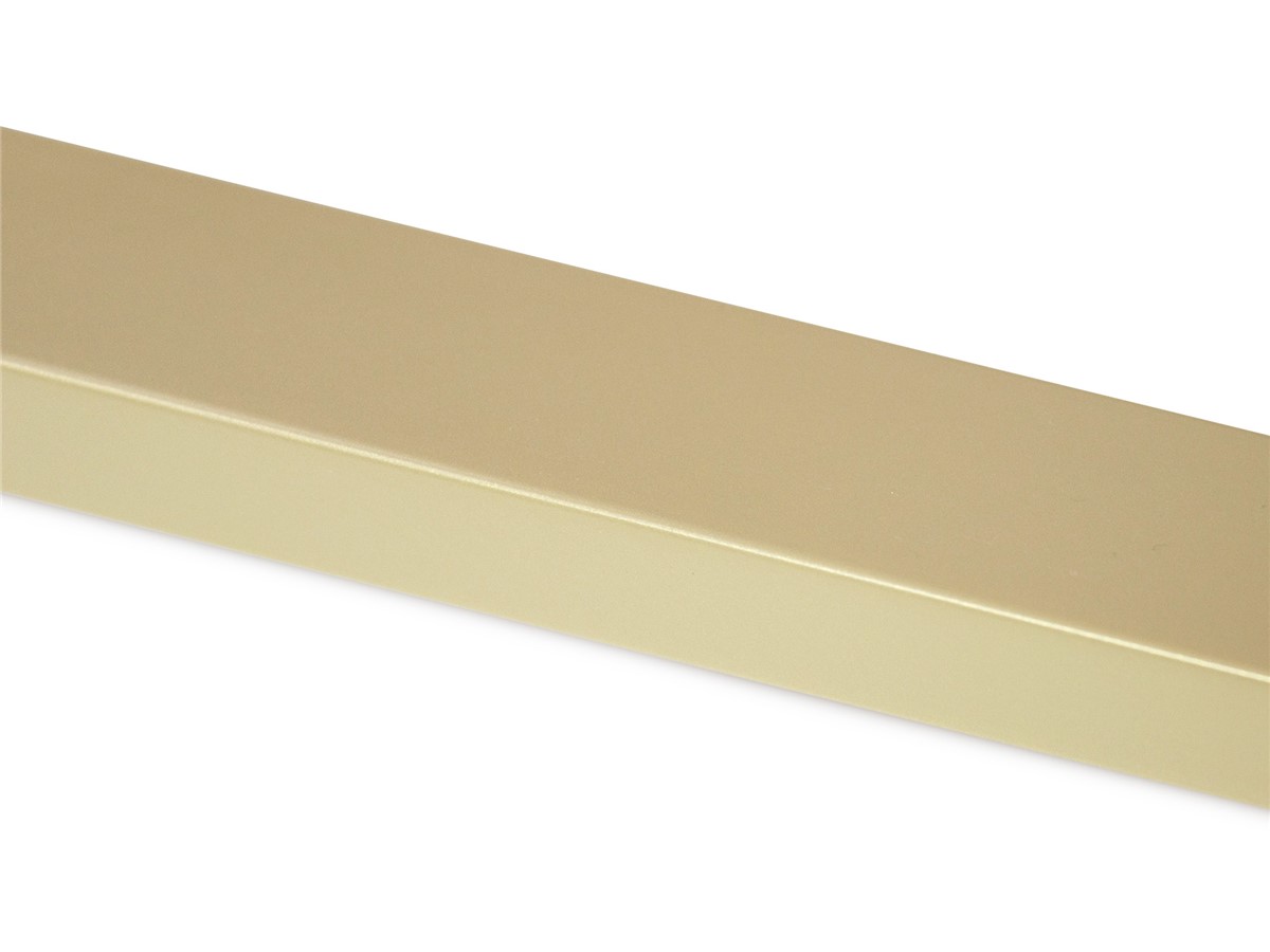 Matt gold lacquered