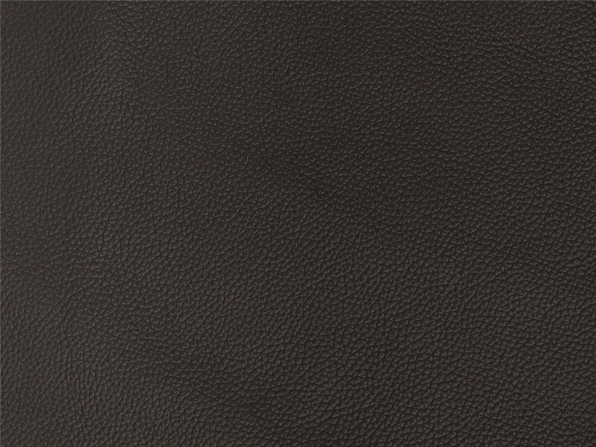 Dark brown leather