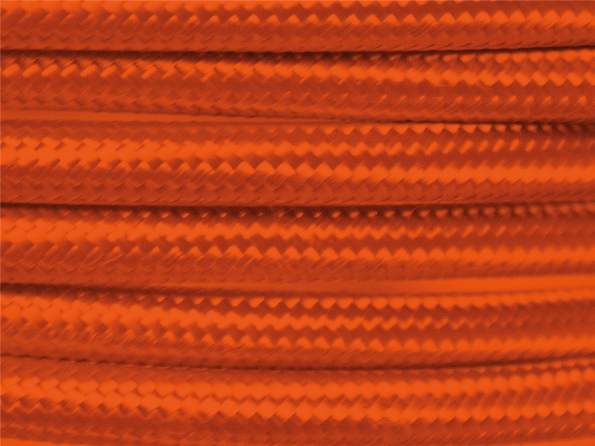 Orange colour fabric cable