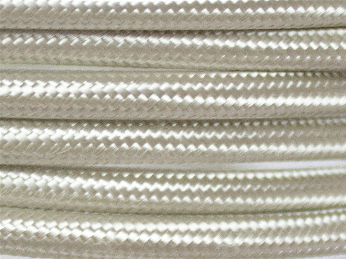 Sand colour fabric cable