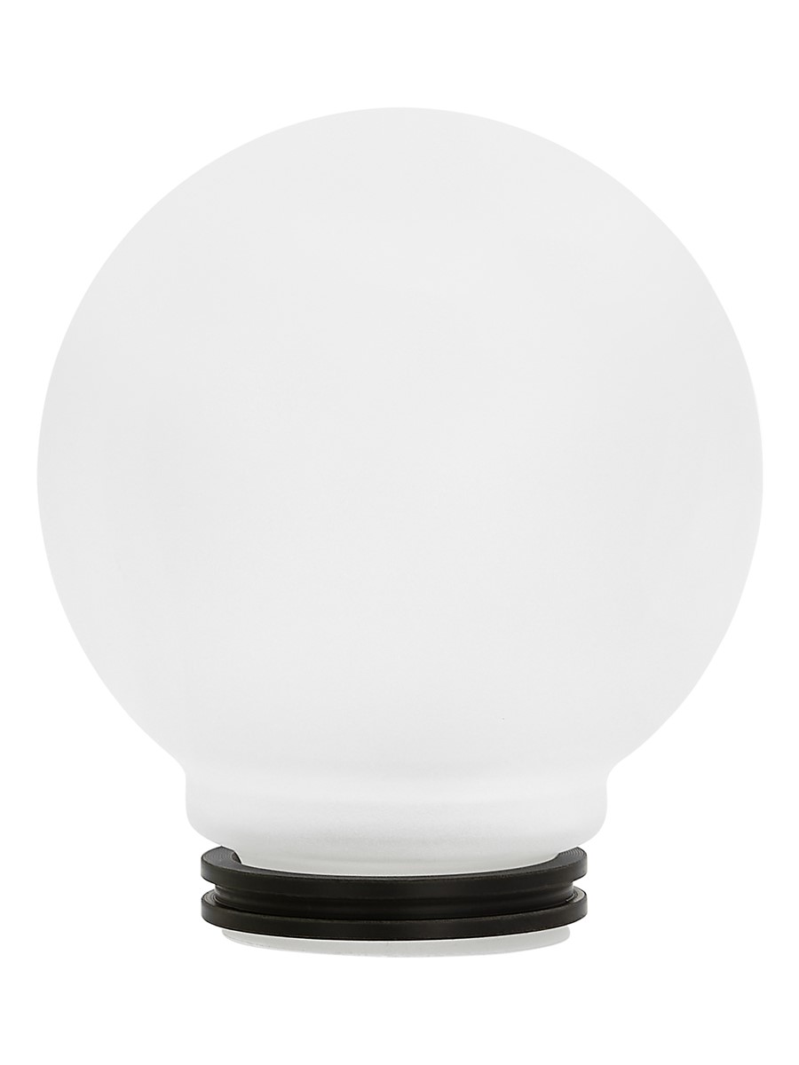 Acid-etched glass sphere