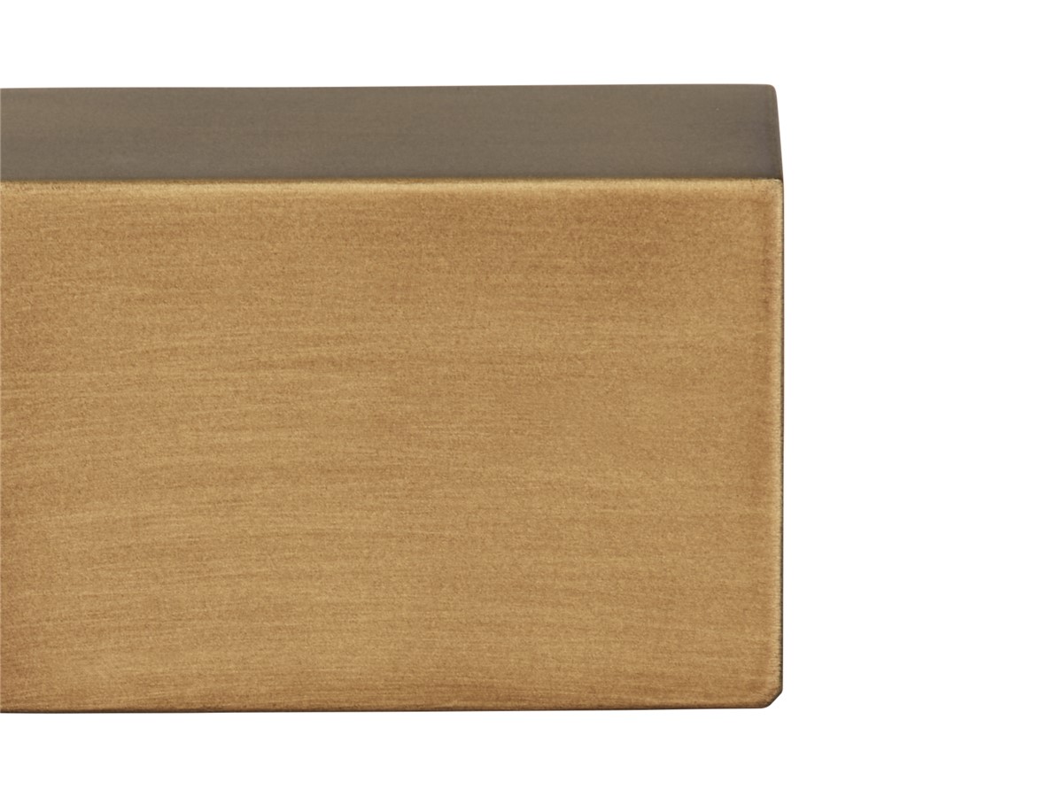 Smaller rings in light bronze painted wood