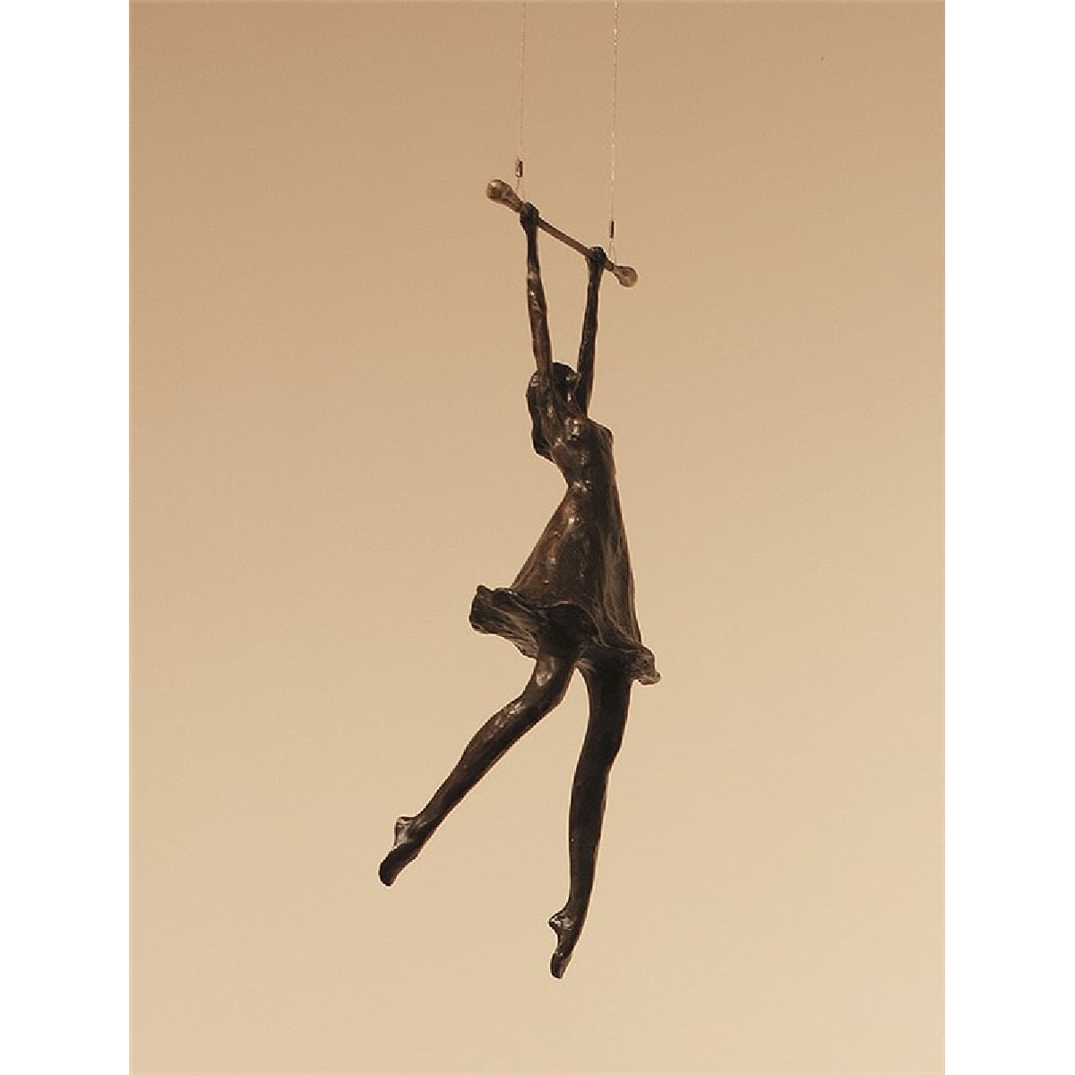 Corbin Bronze / Small Sculpture / Girl on trapeze