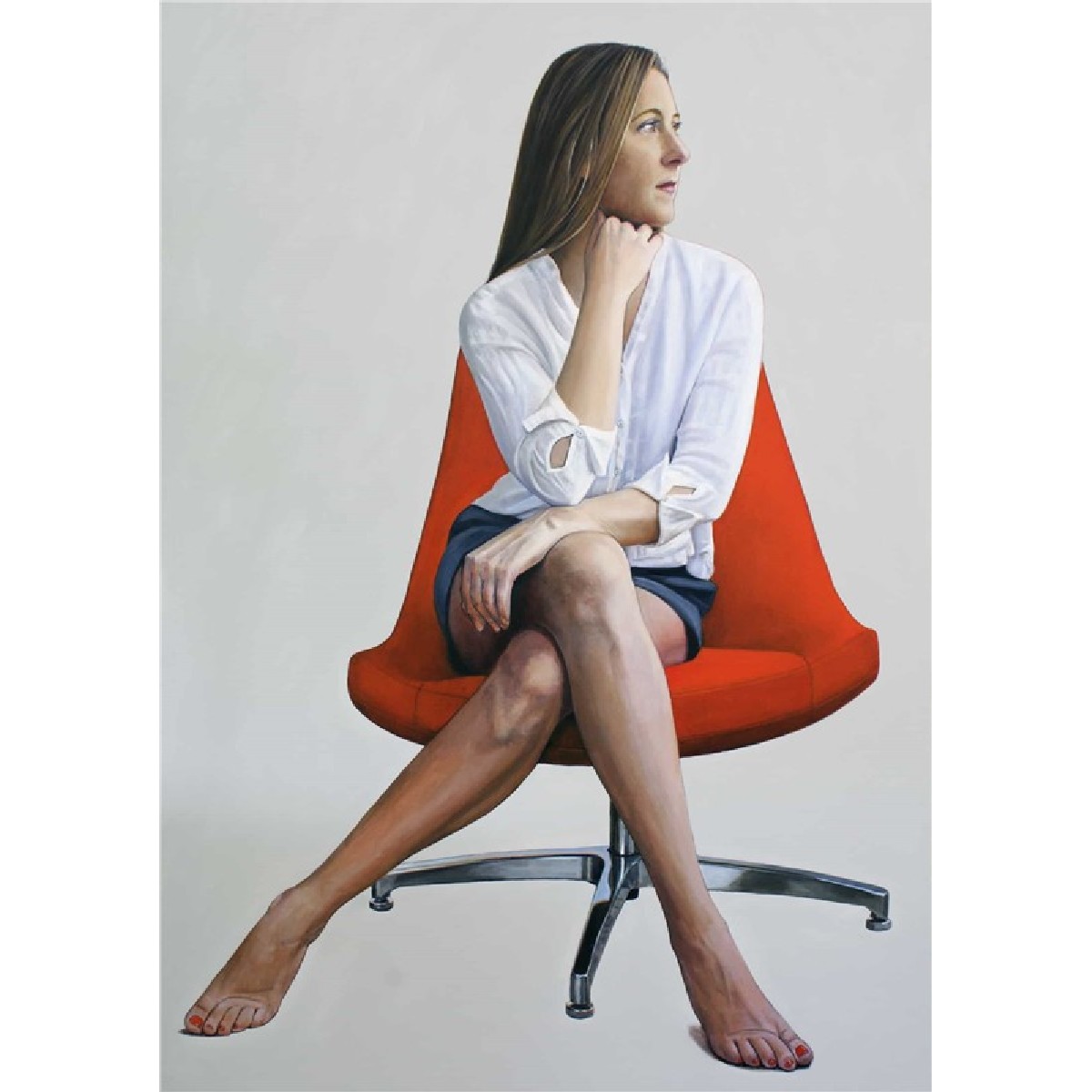 Corbin Bronze / Large paintings / Julia seated