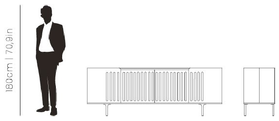 Dimensions Anthony sideboard
