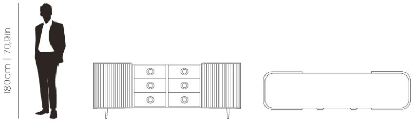 Dimensions Davis sideboard