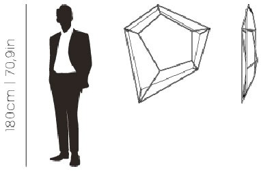 Dimensions Diamond Small mirror