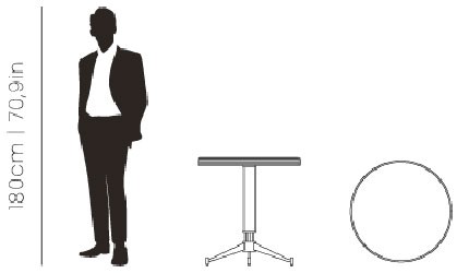 Dimensions Dolly coffee table