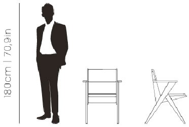 Dimensions Federico chair