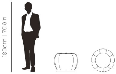 Dimensions Florence stool