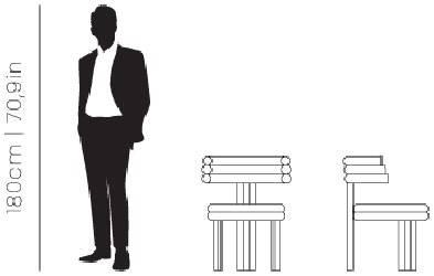 Dimensions Kerr dining chair