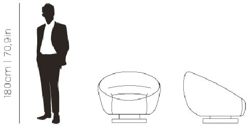 Dimensions Mansfield armchair