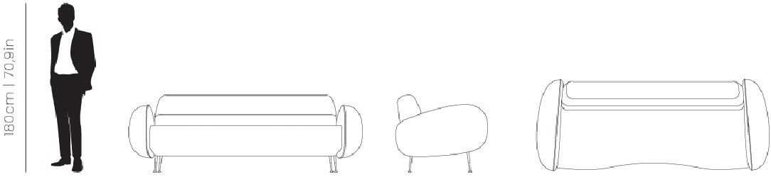 Dimensions Marco sofa