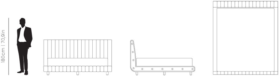 Dimensions Minelli bed