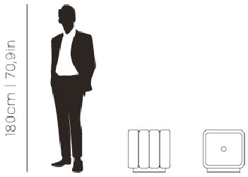Dimensions Minelli stool