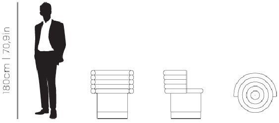 Dimensions Nesbitt dining chair