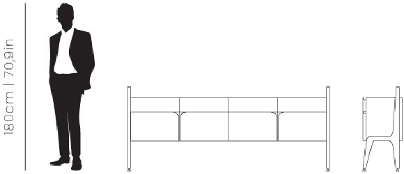 Dimensions Vittorio sideboard