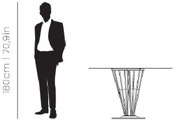 Dimensions Winchester dining table