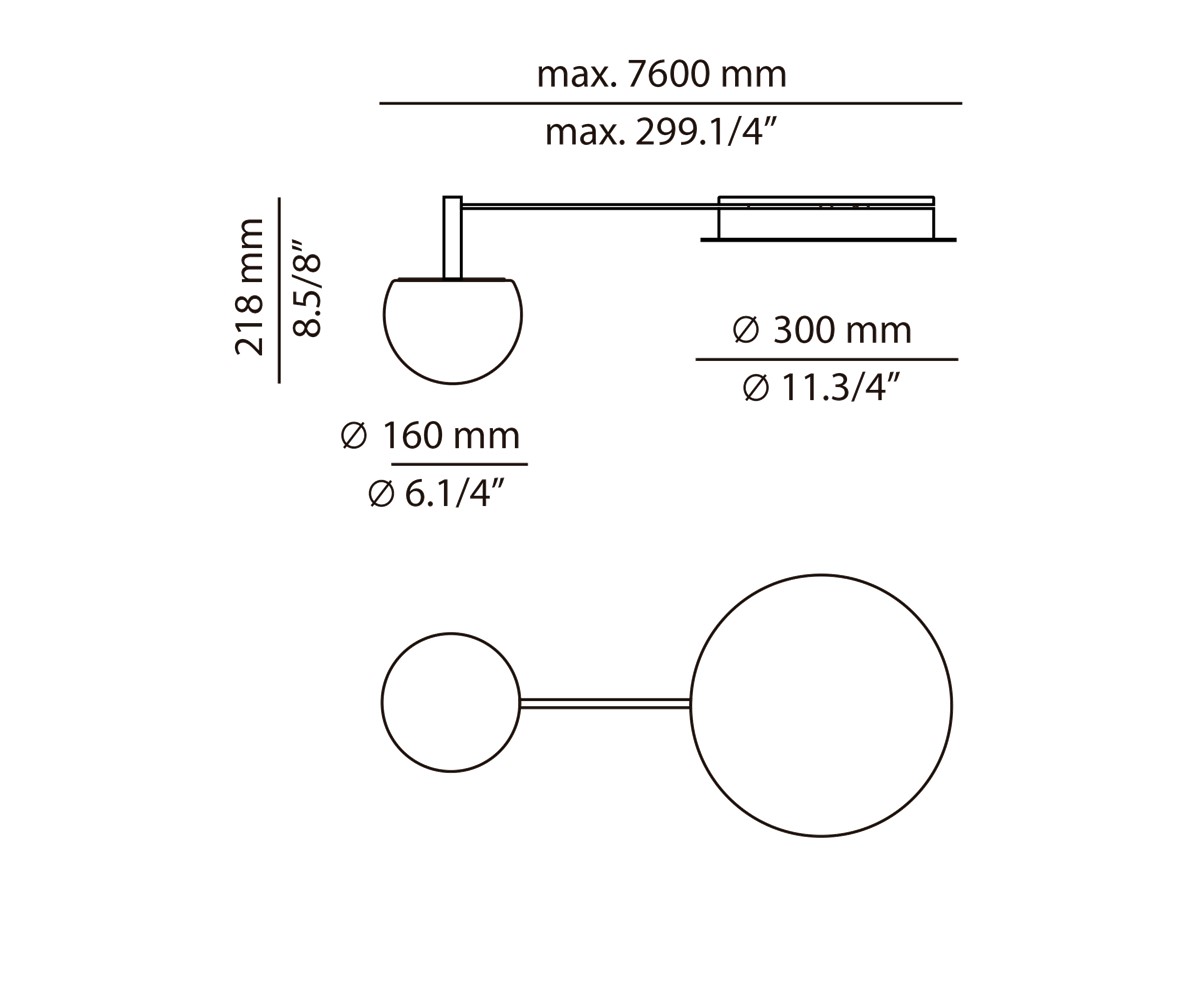 Technical Ceiling light Circ t-3820 / t-3821