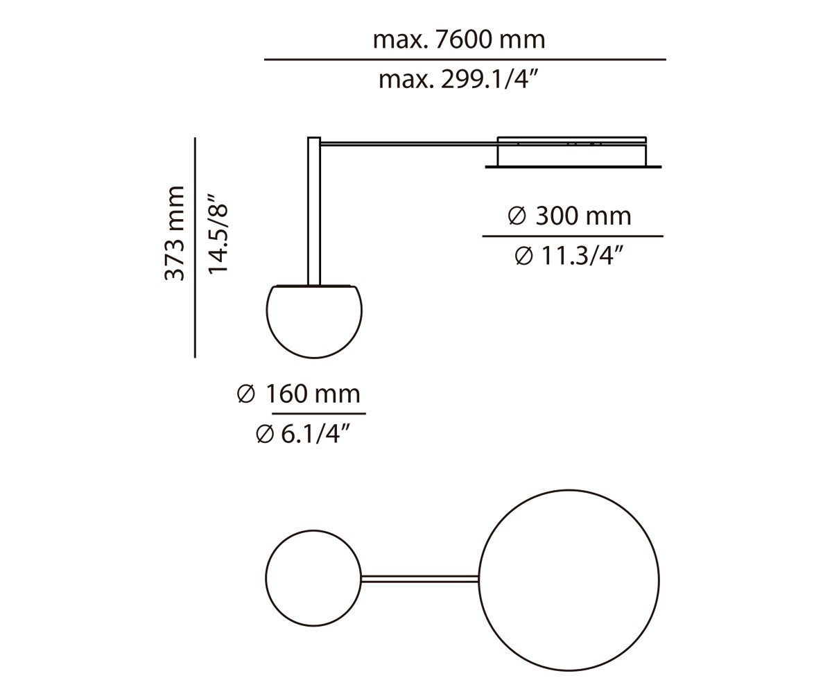 Technical Ceiling light Circ t-3820 / t-3821