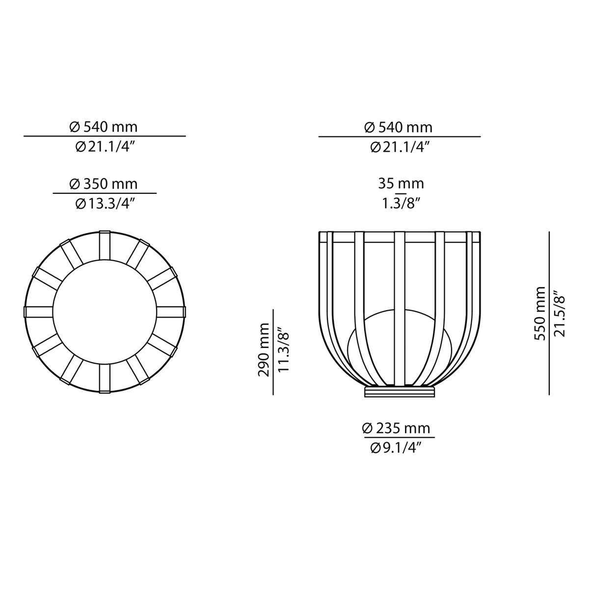 Technical Floor lamp Bols P-4028X