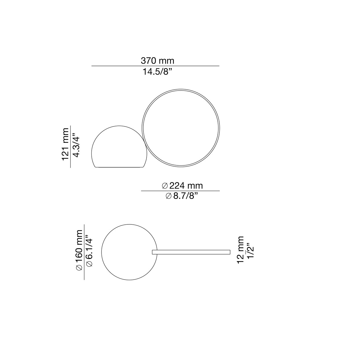 Technical Table lamp Circ M-3726X / M-3727X