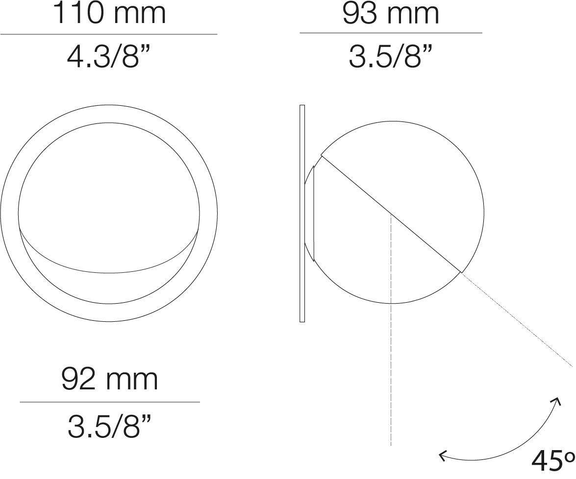 Technical Wall Lamp Alfi A-3740A / A-3740A1 / A-3740 / A-3741